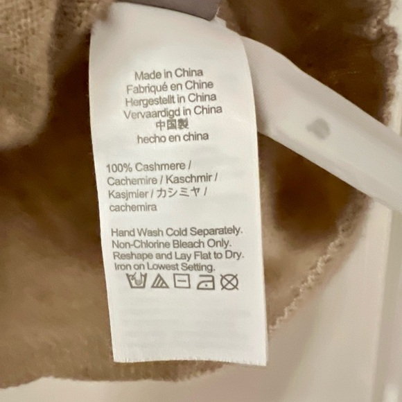 J Crew 100% Cashmere Short Sleeve Top. Size M. - Picture 5 of 5